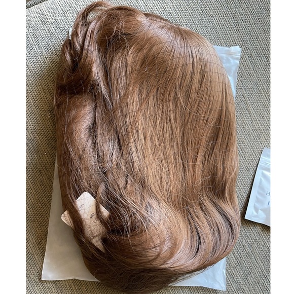 NWT Synthetic Wigs Chocolate Brown Long Curly Wave Cosplay Hair - Picture 9 of 12